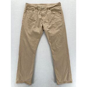Big Star Pants Mens 34x29 Easy Fit B Type III Beige Stretch Fabric Straight Leg
